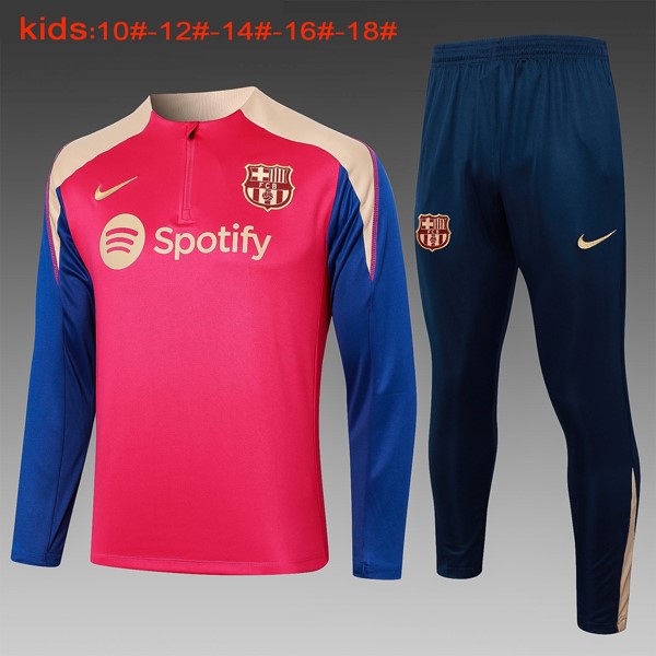 Niños Sudadera De Training Barcelona 2024/2025 Rojo Azul